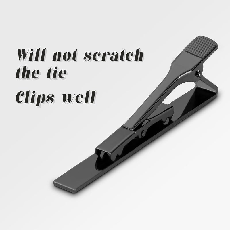 Roctee Tie Clips for Men, 3 Pack Men's Tie Clips Necktie Tie Bars Tie Pins for Men Accessories - Image 3
